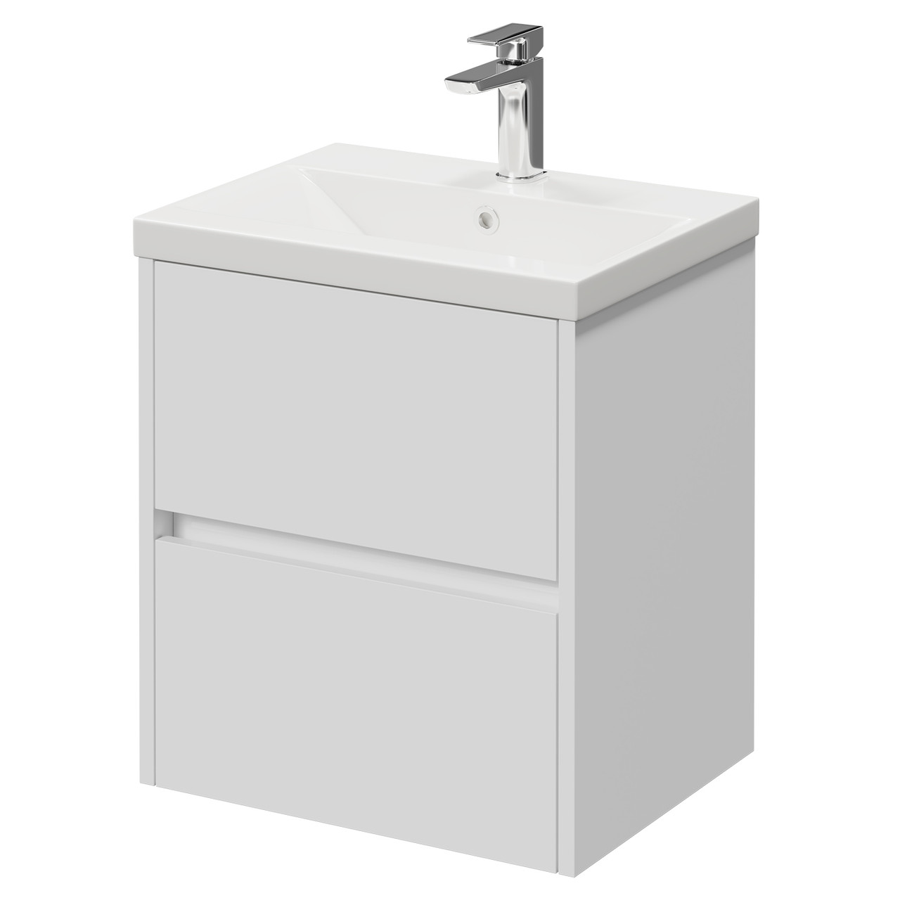 Montego Wall Mounted 2 Drawer Vanity Unit with Glide Basin