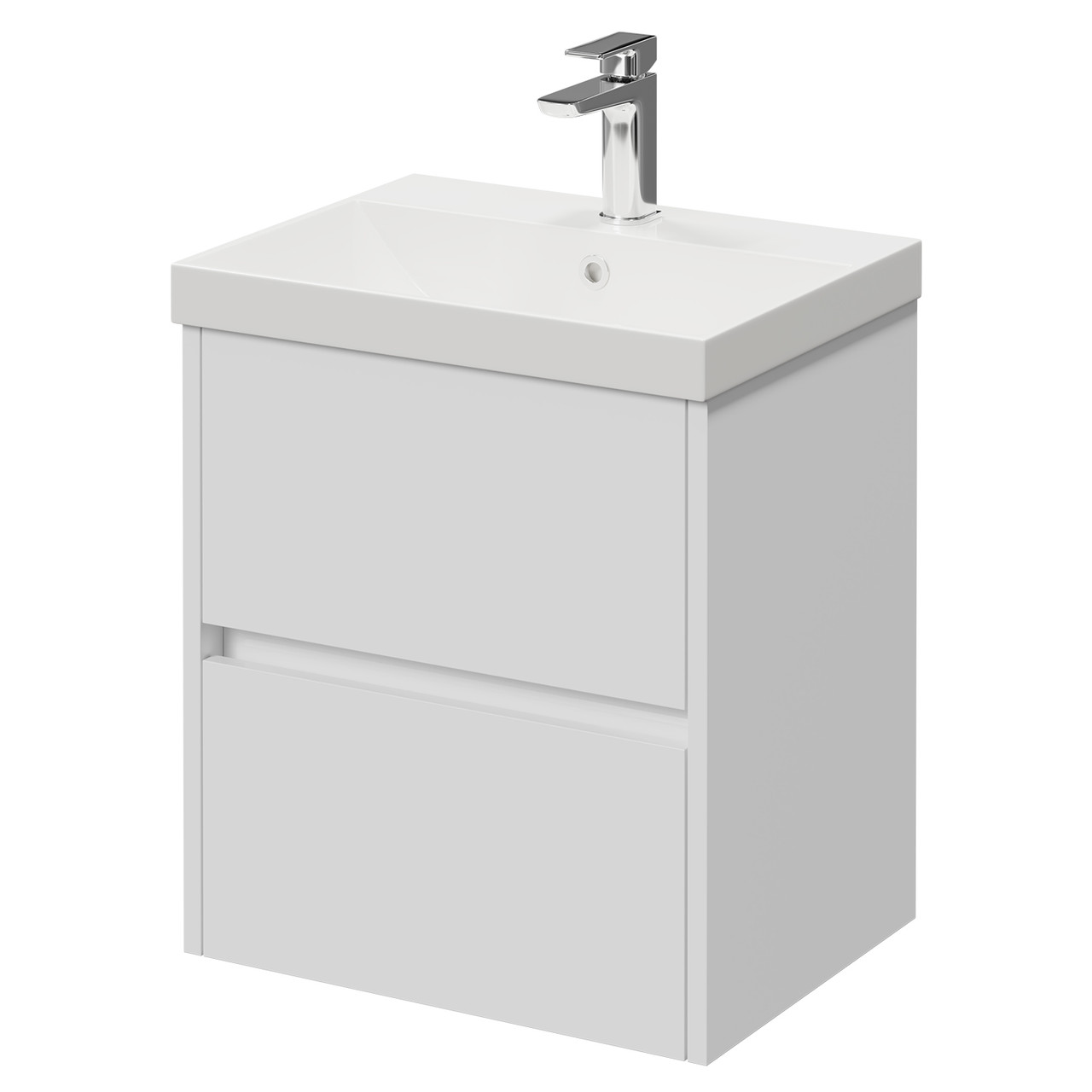 Montego Wall Mounted 2 Drawer Vanity Unit with Rimini Basin