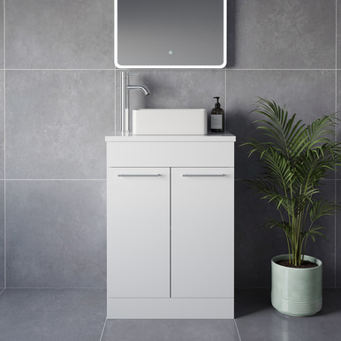 Napoli 390 2 Door Vanity Unit for Countertop Basins