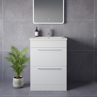 Napoli 460 2 Drawer Vanity Unit with Glide Basin