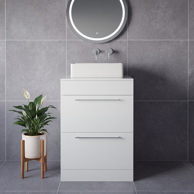 Napoli 460 2 Drawer Vanity Unit for Countertop Basins
