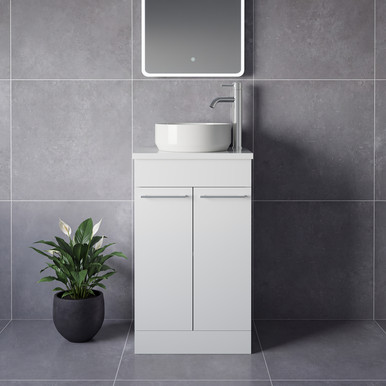 Napoli 390 2 Door Vanity Unit for Countertop Basins