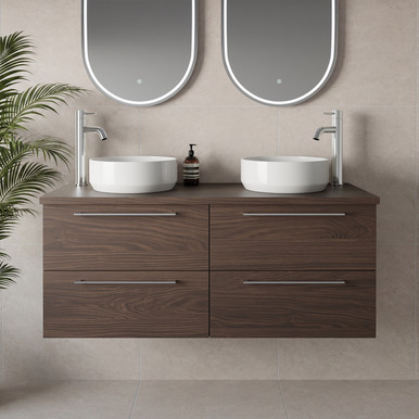 Napoli 460 Wall Mounted 4 Drawer Vanity Unit for Countertop Basins