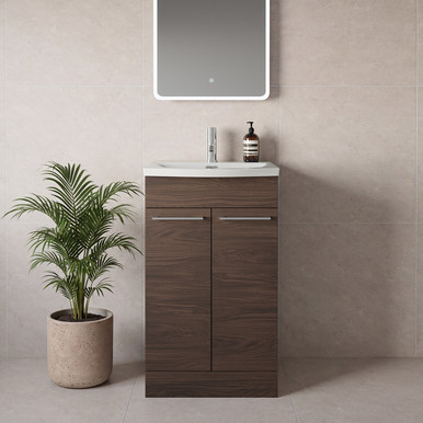 Napoli 390 2 Door Vanity Unit with Arc Basin