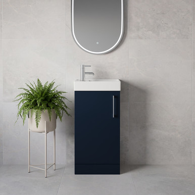Napoli Cube Single Door Vanity Unit with Align Basin
