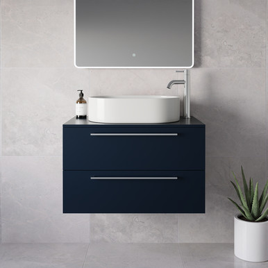 Napoli 460 Wall Mounted 2 Drawer Vanity Unit for Countertop Basins