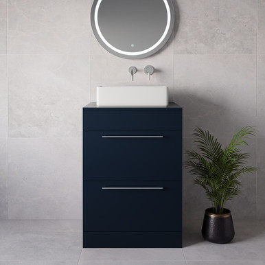 Napoli 460 2 Drawer Vanity Unit for Countertop Basins