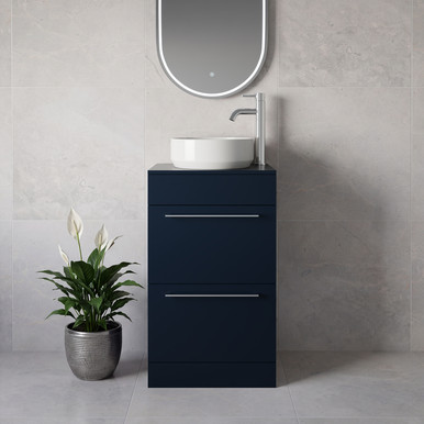 Napoli 390 2 Drawer Vanity Unit for Countertop Basins