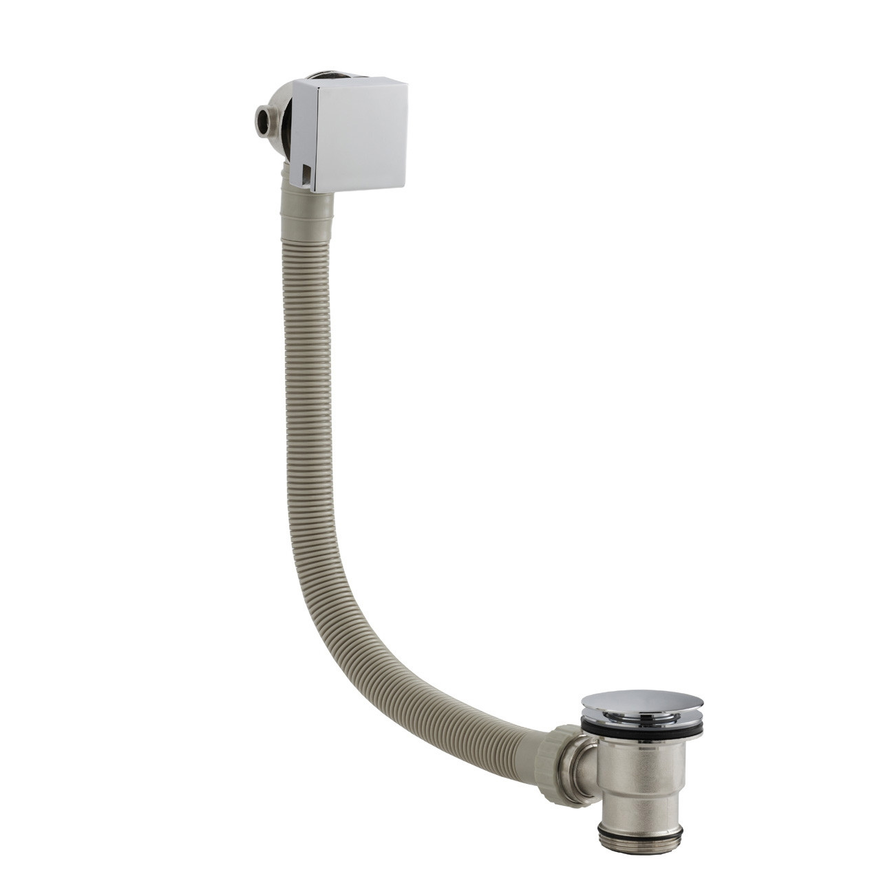 Nuie Square Slimline Freeflow Bath Filler