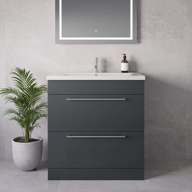 Napoli 460 2 Drawer Vanity Unit with Glide Basin