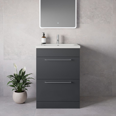 Napoli 460 2 Drawer Vanity Unit with Glide Basin