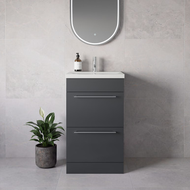 Napoli 390 2 Drawer Vanity Unit with Glide Basin