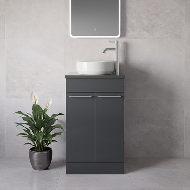 Napoli 390 2 Door Vanity Unit for Countertop Basins