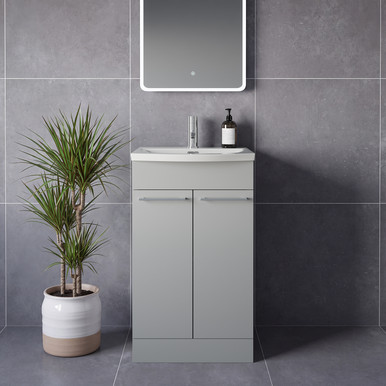 Napoli 390 2 Door Vanity Unit with Arc Basin