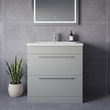 Napoli 460 2 Drawer Vanity Unit with Glide Basin