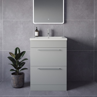 Napoli 460 2 Drawer Vanity Unit with Glide Basin