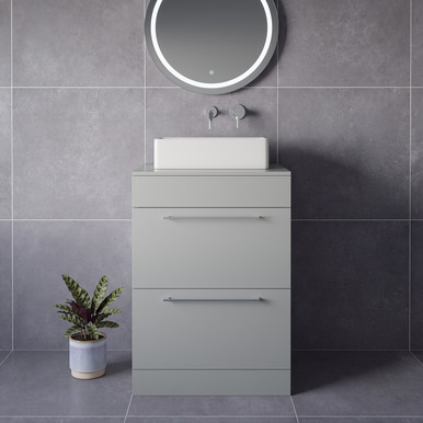 Napoli 460 2 Drawer Vanity Unit for Countertop Basins