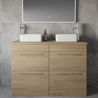 Napoli 460 4 Drawer Vanity Unit for Countertop Basins