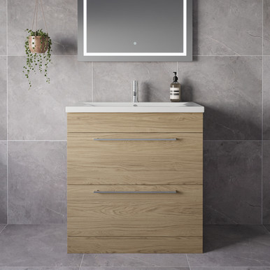 Napoli 460 2 Drawer Vanity Unit with Glide Basin