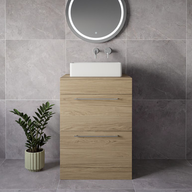 Napoli 460 2 Drawer Vanity Unit for Countertop Basins