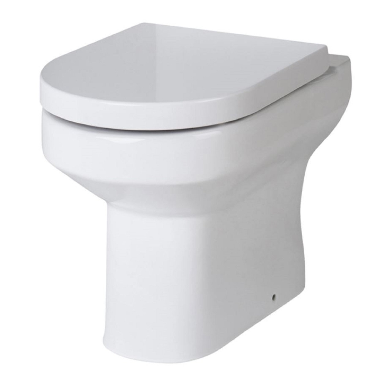 Nuie Harmony Round Back to Wall Toilet Pan