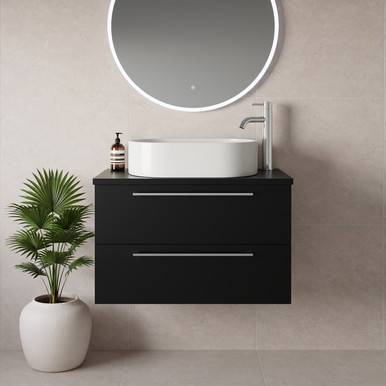 Napoli 390 Wall Mounted 2 Drawer Vanity Unit for Countertop Basins