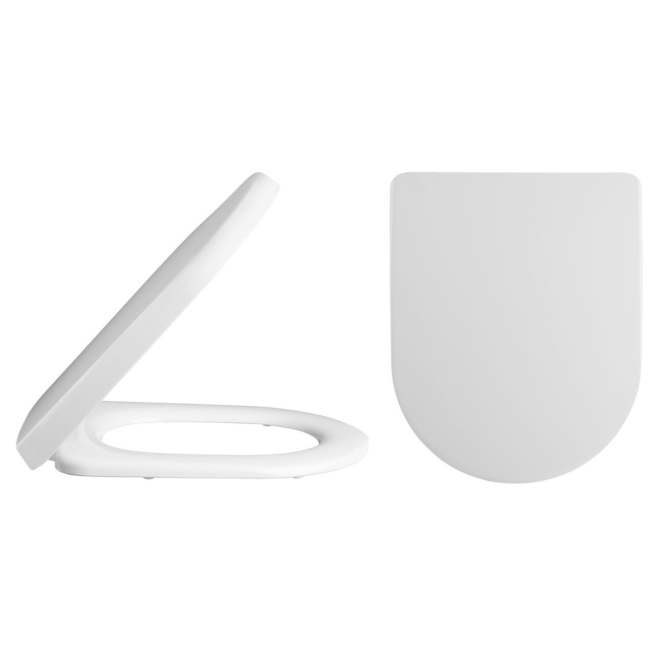 Nuie Luxury D Shaped Quick Release Soft Close Toilet Seat