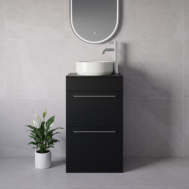 Napoli 390 2 Drawer Vanity Unit for Countertop Basins