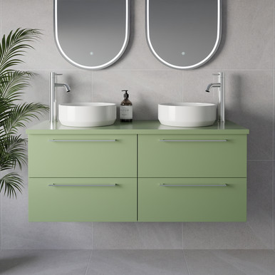 Napoli 460 Wall Mounted 4 Drawer Vanity Unit for Countertop Basins