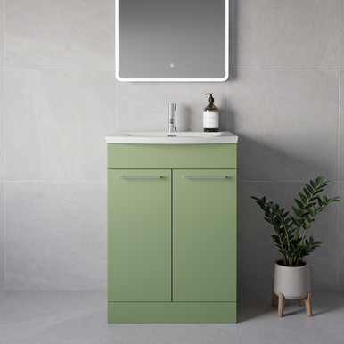 Napoli 390 2 Door Vanity Unit with Arc Basin