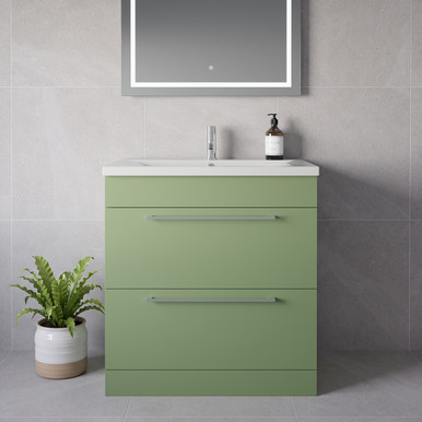 Napoli 460 2 Drawer Vanity Unit with Glide Basin