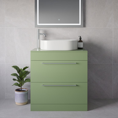 Napoli 460 2 Drawer Vanity Unit for Countertop Basins