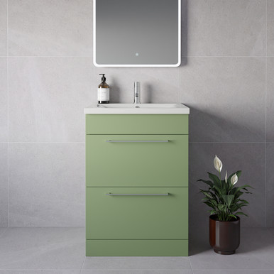 Napoli 460 2 Drawer Vanity Unit with Glide Basin