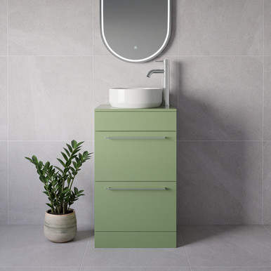 Napoli 390 2 Drawer Vanity Unit for Countertop Basins