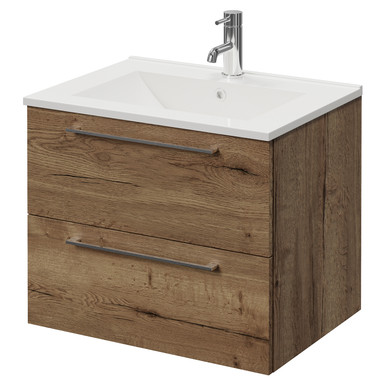 Napoli 460 Wall Mounted 2 Drawer Vanity Unit with Angel Basin