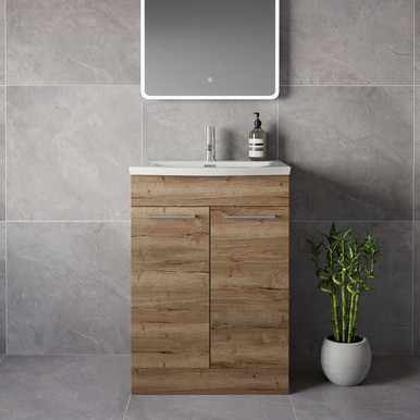Napoli 390 2 Door Vanity Unit with Arc Basin