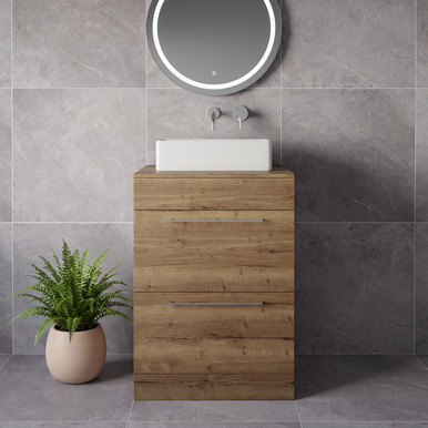 Napoli 460 2 Drawer Vanity Unit for Countertop Basins