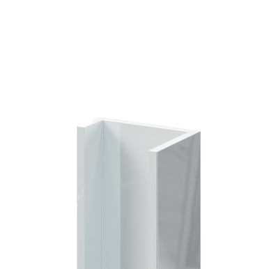Wholepanel White Aluminium Wall Panel U Trim | 8Mm