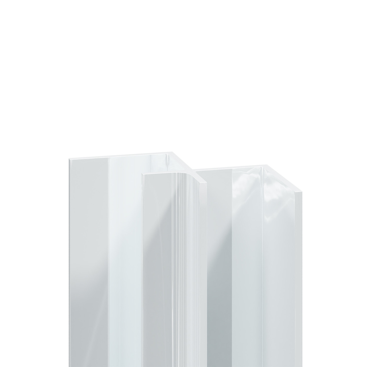 WholePanel White Aluminium Wall Panel Internal Corner Trim