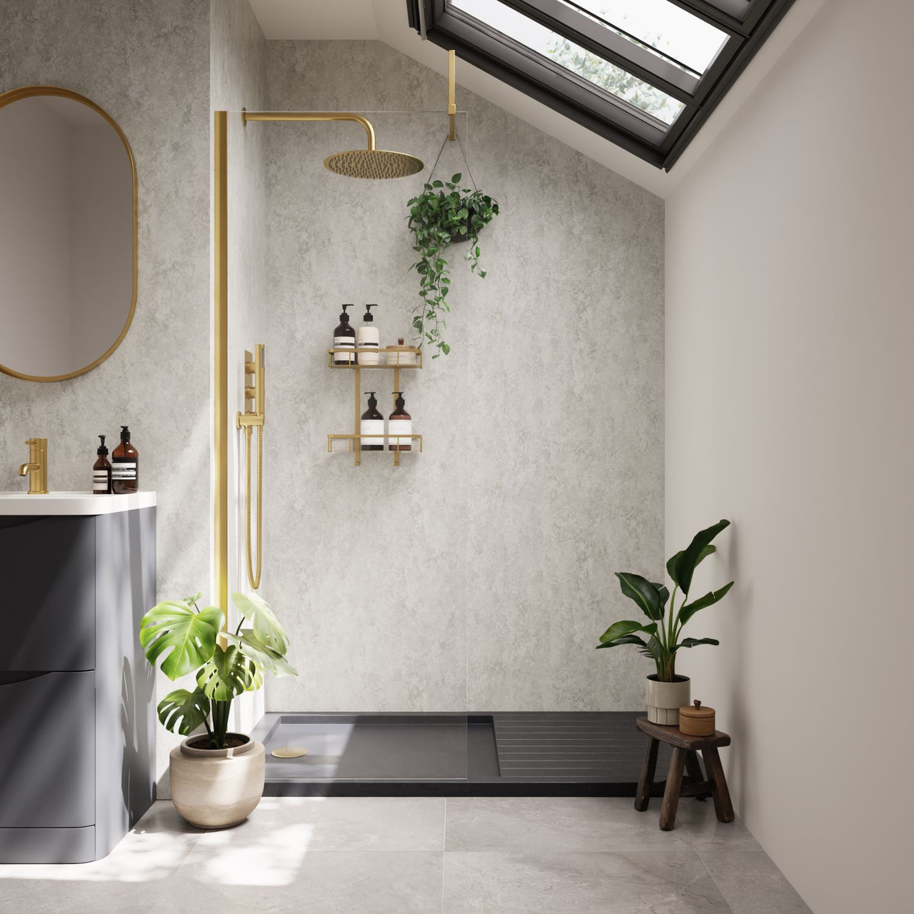 Wholecore 10mm Concrete Matt Solid Core Wall Panel