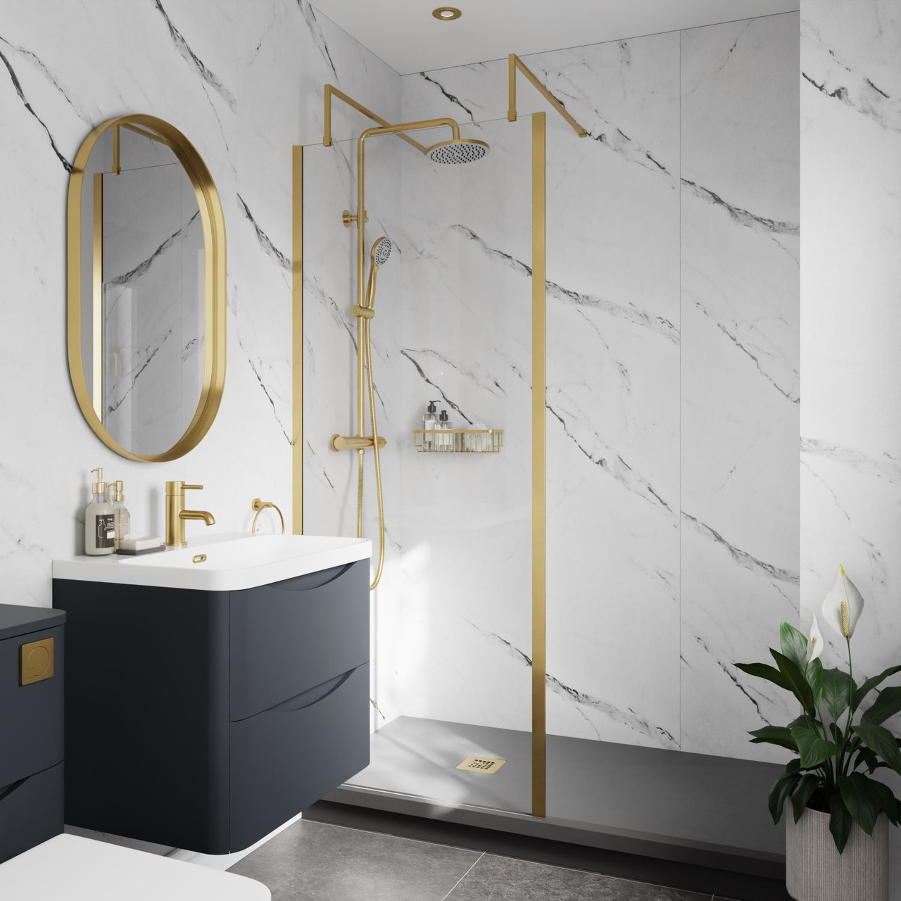 Wholecore 10mm Timeless Carrara Matt Solid Core Wall Panel
