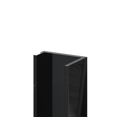 Wholepanel Black Wall Panel U Trim | | Upvc | 8Mm