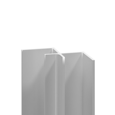 Wholepanel Silver Wall Panel Internal Corner Trim | | Upvc | 8Mm