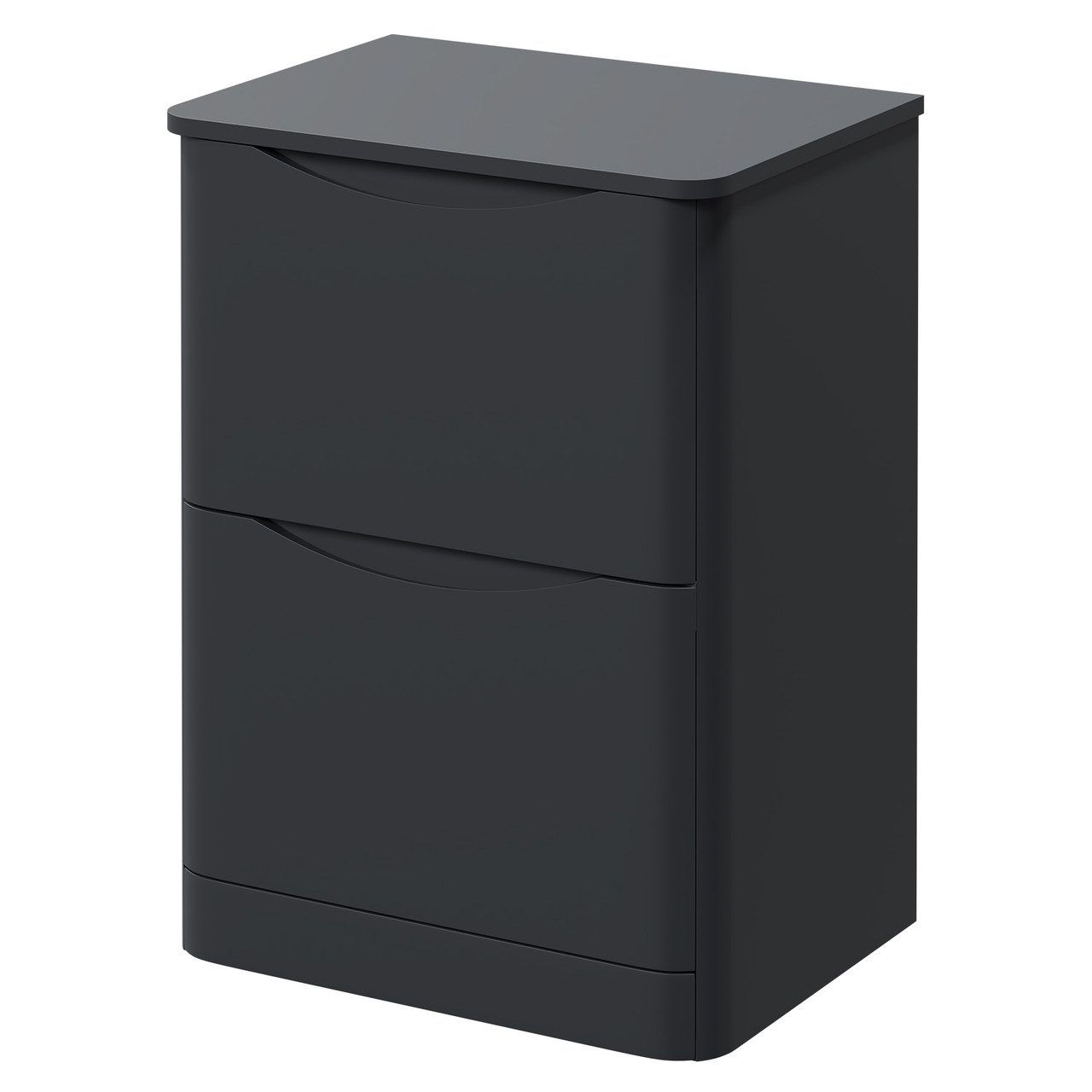 Vela Floor Standing 2 Drawer Vanity Unit for Countertop Basins