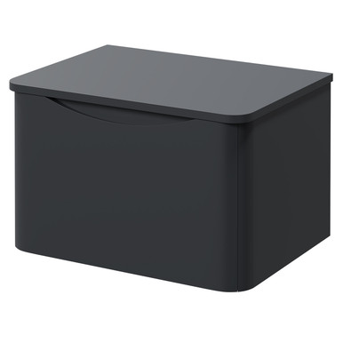 Wholesale Domestic Satin Anthracite Vela Wall Mounted Single Drawer Vanity Unit For Countertop Basins | | Mfc | 600Mm