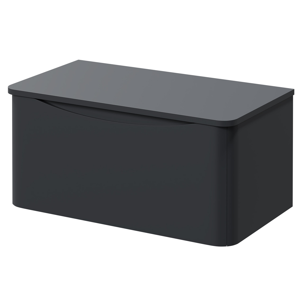 Vela Wall Mounted Single Drawer Vanity Unit for Countertop Basins
