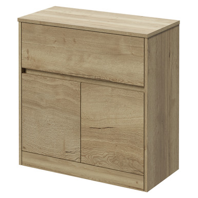 Wholesale Domestic Autumn Oak Montego Floor Standing 1 Drawer 2 Door Vanity Unit For Countertop Basins | | Mdf | 800Mm