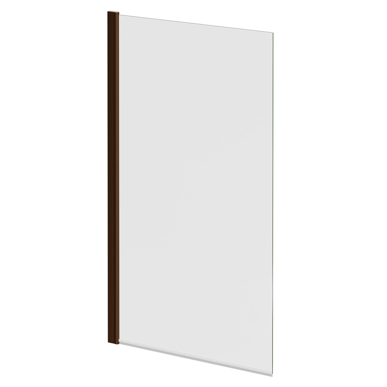 Colore Square Single Section Bath Shower Screen