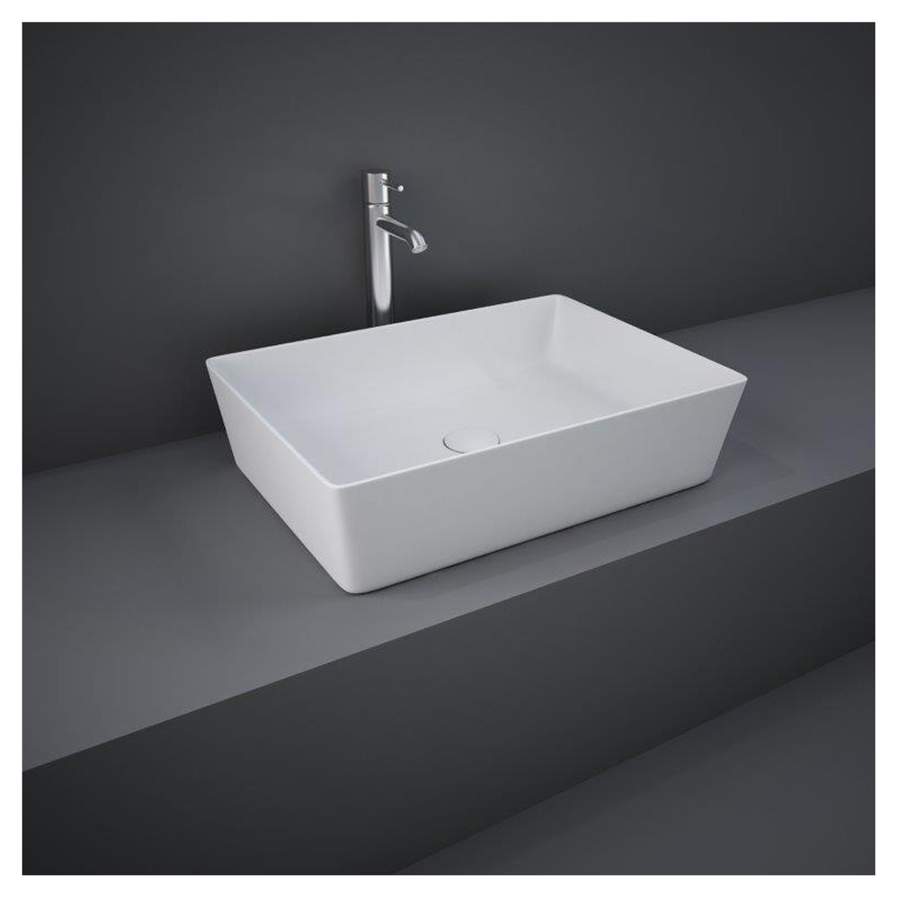 RAK Ceramics Feeling Rectangular Matt Counter Top Basin