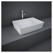 RAK Ceramics Feeling Rectangular Matt Counter Top Basin, alternate view 2